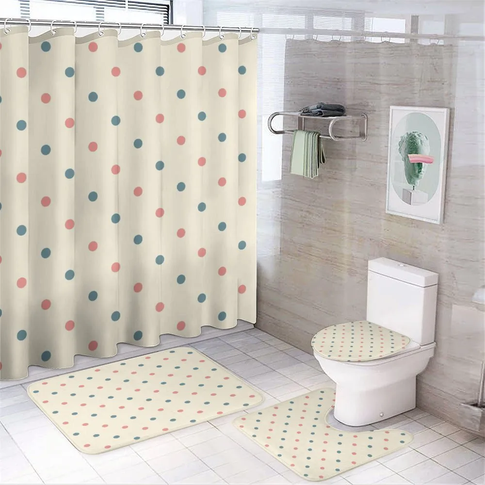 Retro Vibes European — 4-Piece Bathroom Set preview
