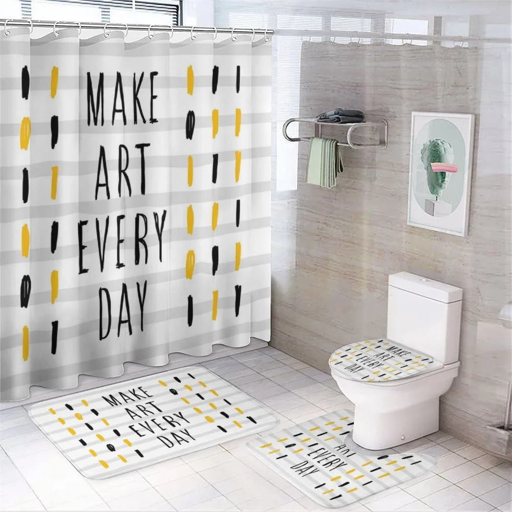 Strokes — 4-Piece Bathroom Set preview