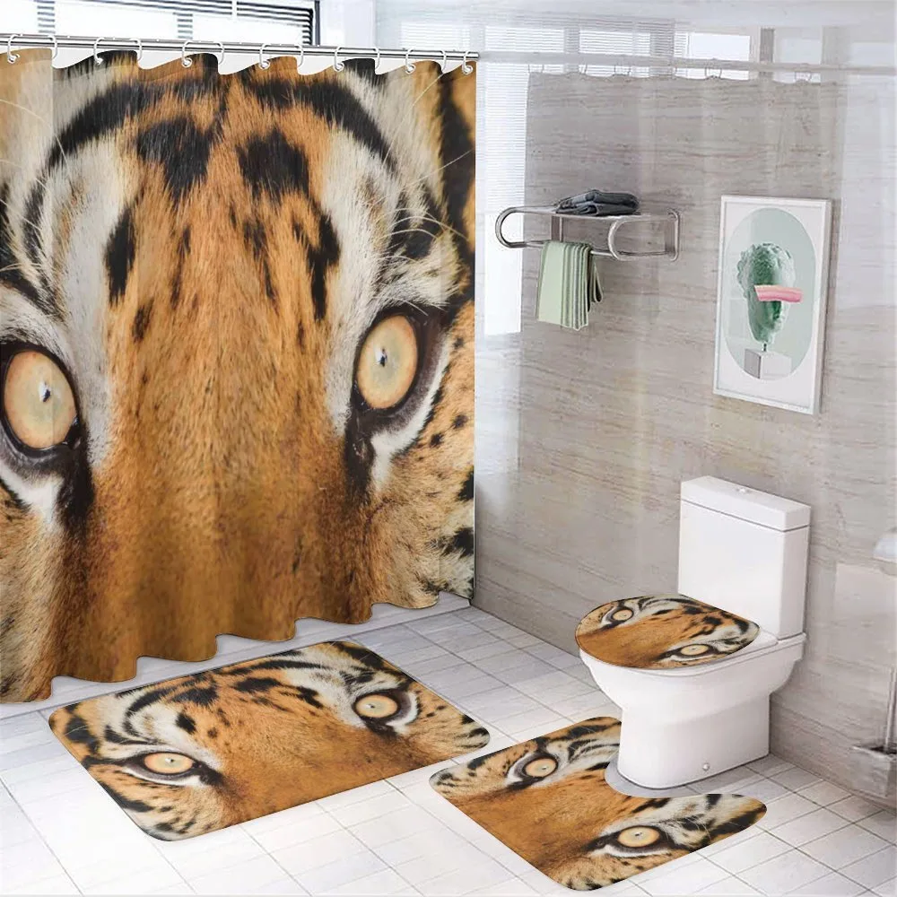 Tiger Eyes Wild — 4-Piece Bathroom Set preview