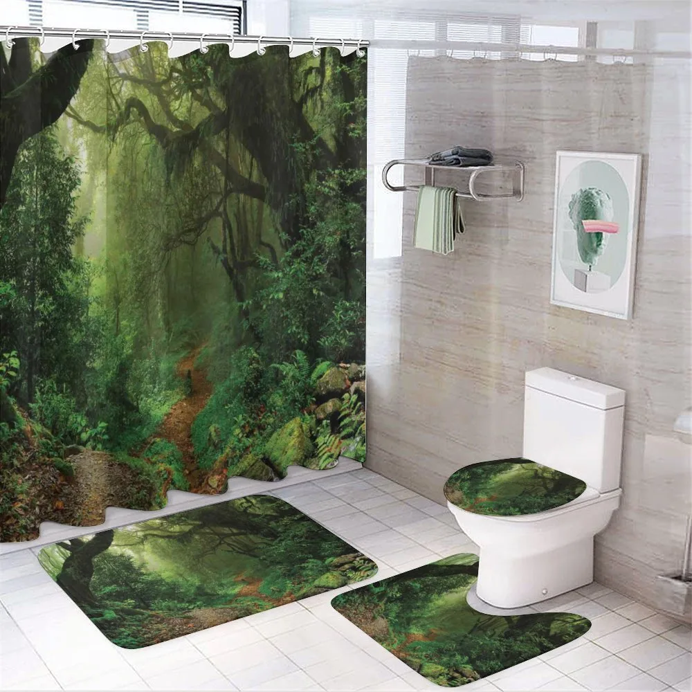 Forest in Asia Touristic — 4-Piece Bathroom Set preview