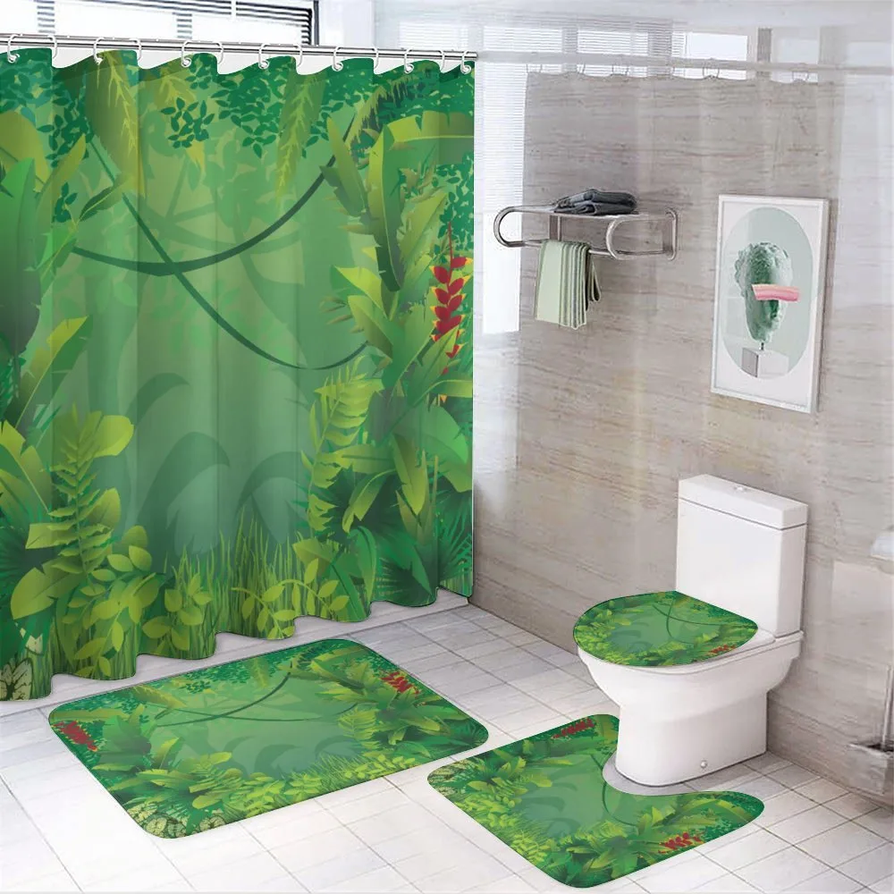 Hawaiian Rainforest — 4-Piece Bathroom Set preview