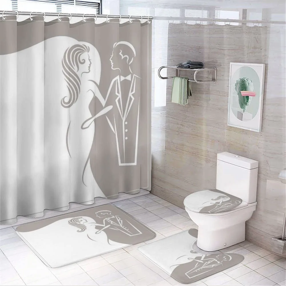 Wedding Invitation — 4-Piece Bathroom Set preview