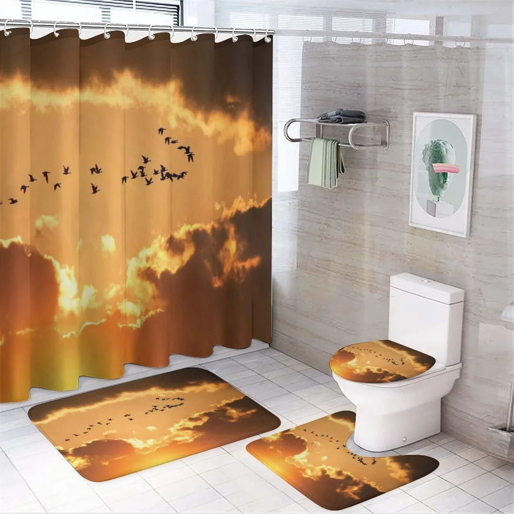 Flyingt Sunset Freedom — 4-Piece Bathroom Set preview