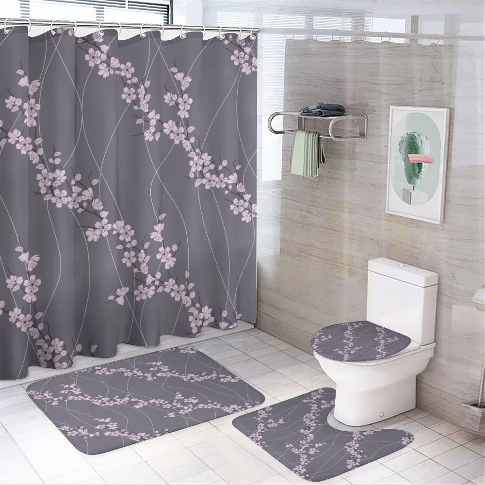 Japanese Sakura — 4-Piece Bathroom Set preview