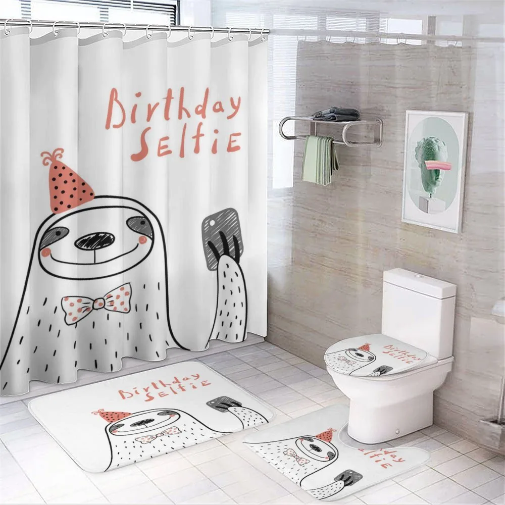 Self Portrait Smile — 4-Piece Bathroom Set preview