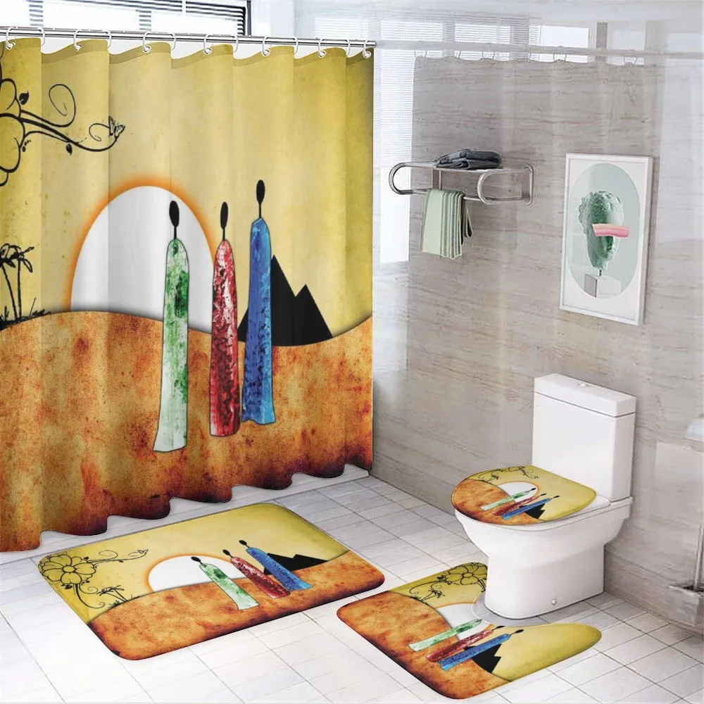 Tribe Facing Sunrise — 4-Piece Bathroom Set preview