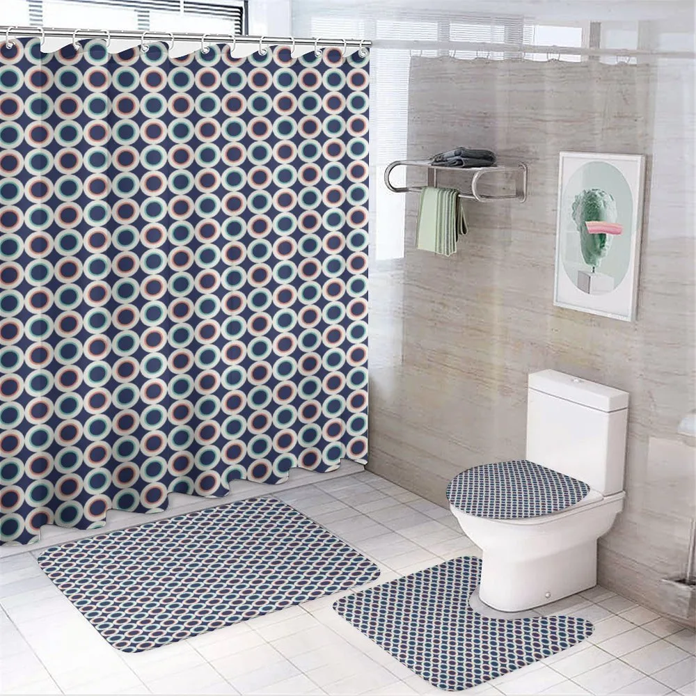 Bold Circles Modern — 4-Piece Bathroom Set preview
