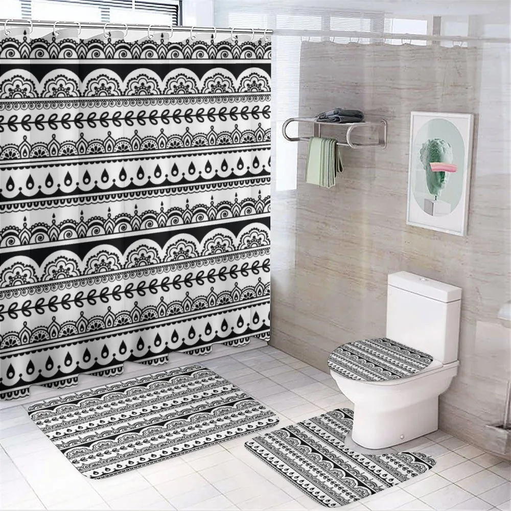 Borders with Leaf — 4-Piece Bathroom Set preview