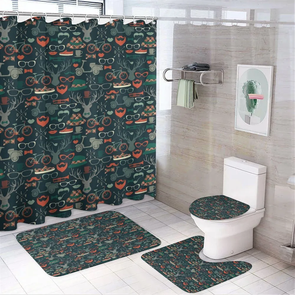 Items Caribou Moustache — 4-Piece Bathroom Set preview