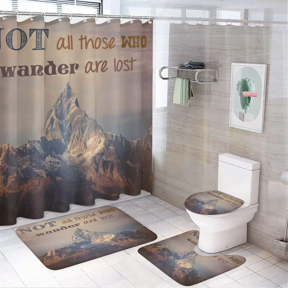 Landscape Photography — 4-Piece Bathroom Set preview