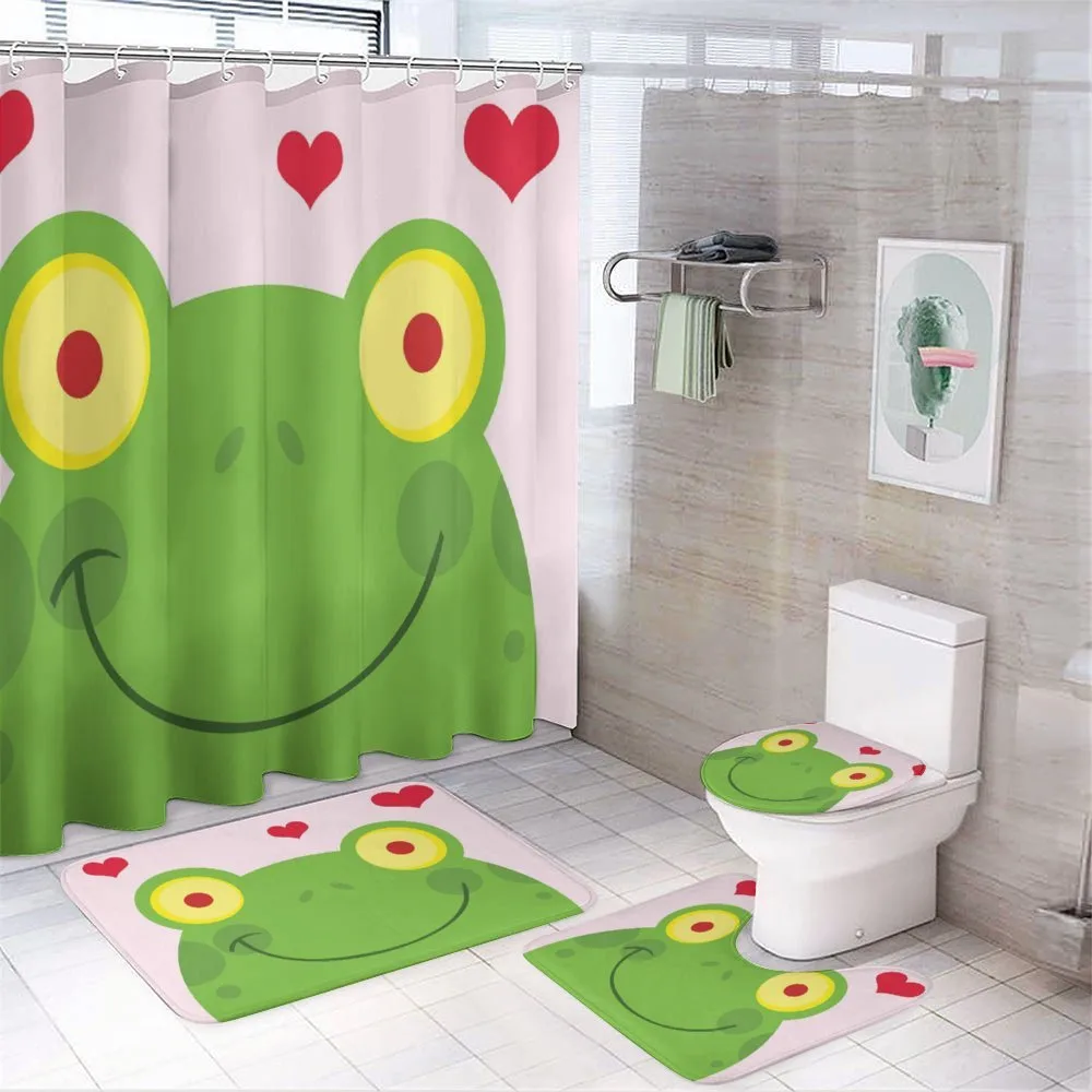 Animal in Love Smiling — 4-Piece Bathroom Set preview