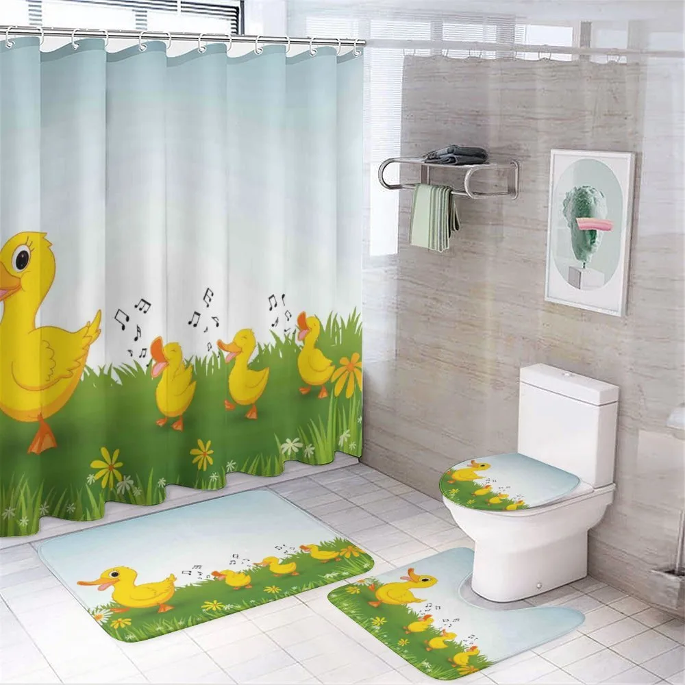 Mother Duck and Babies — 4-Piece Bathroom Set preview