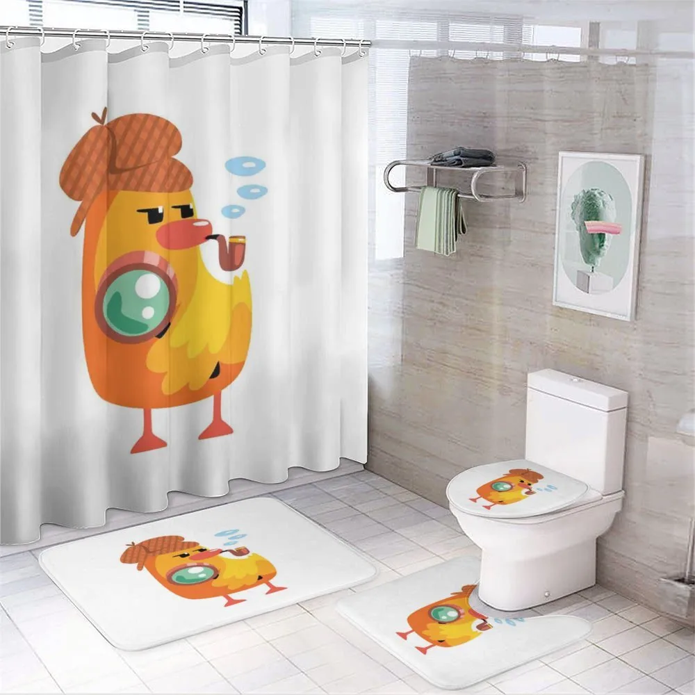 Private Detective Duck — 4-Piece Bathroom Set preview