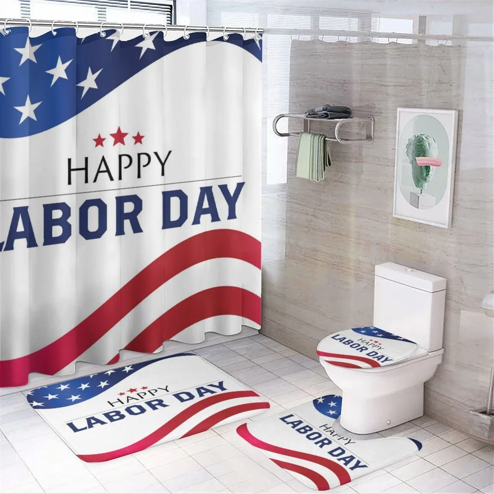 Waving Flag — 4-Piece Bathroom Set preview