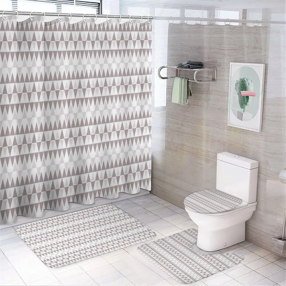 Aztec Style Pattern — 4-Piece Bathroom Set preview