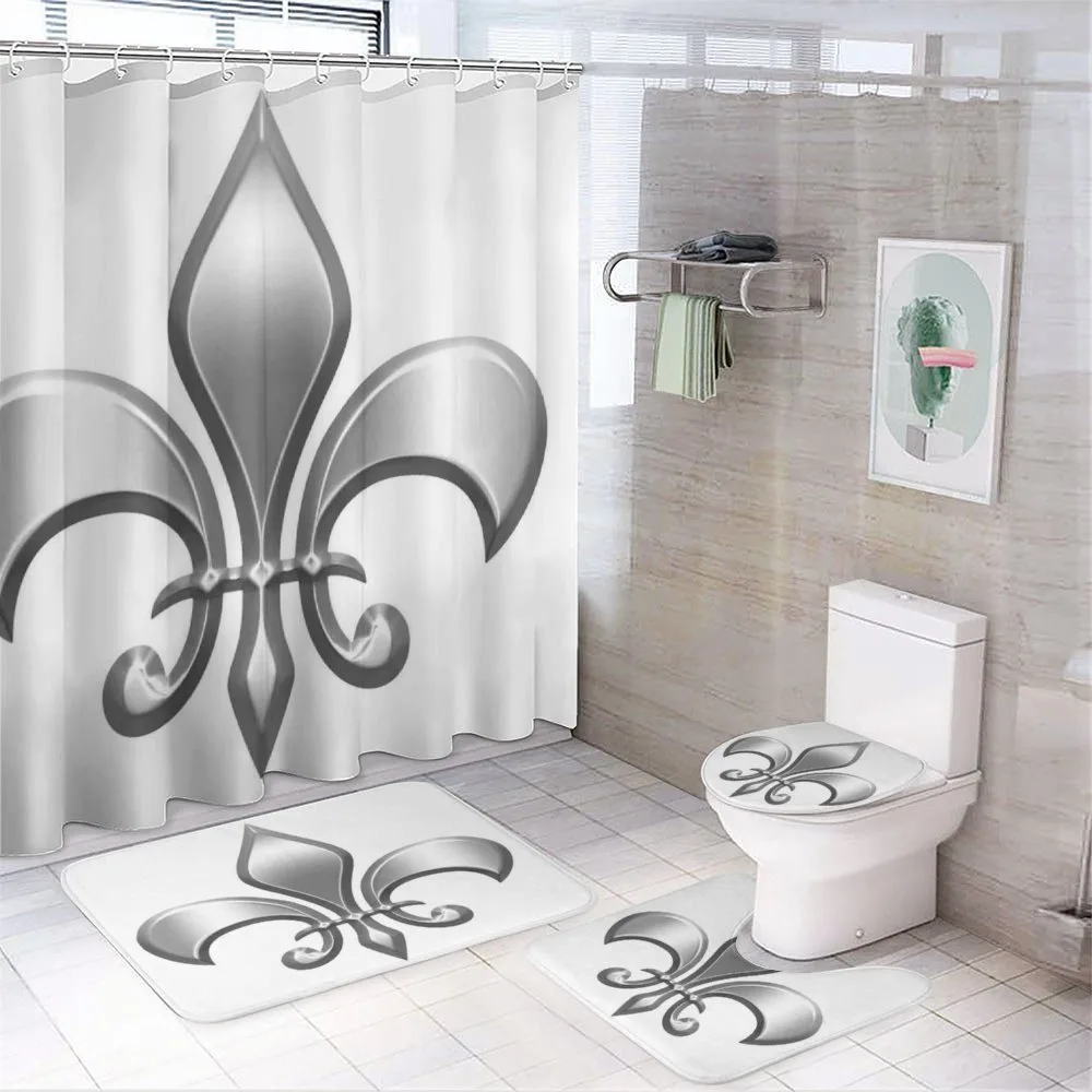 Lily Flower — 4-Piece Bathroom Set preview