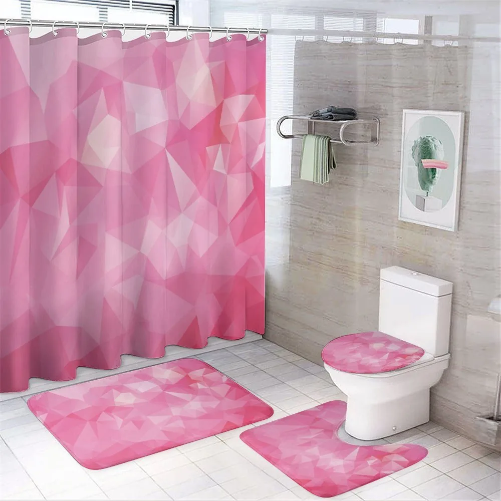 Mosaic Fractal Style — 4-Piece Bathroom Set preview
