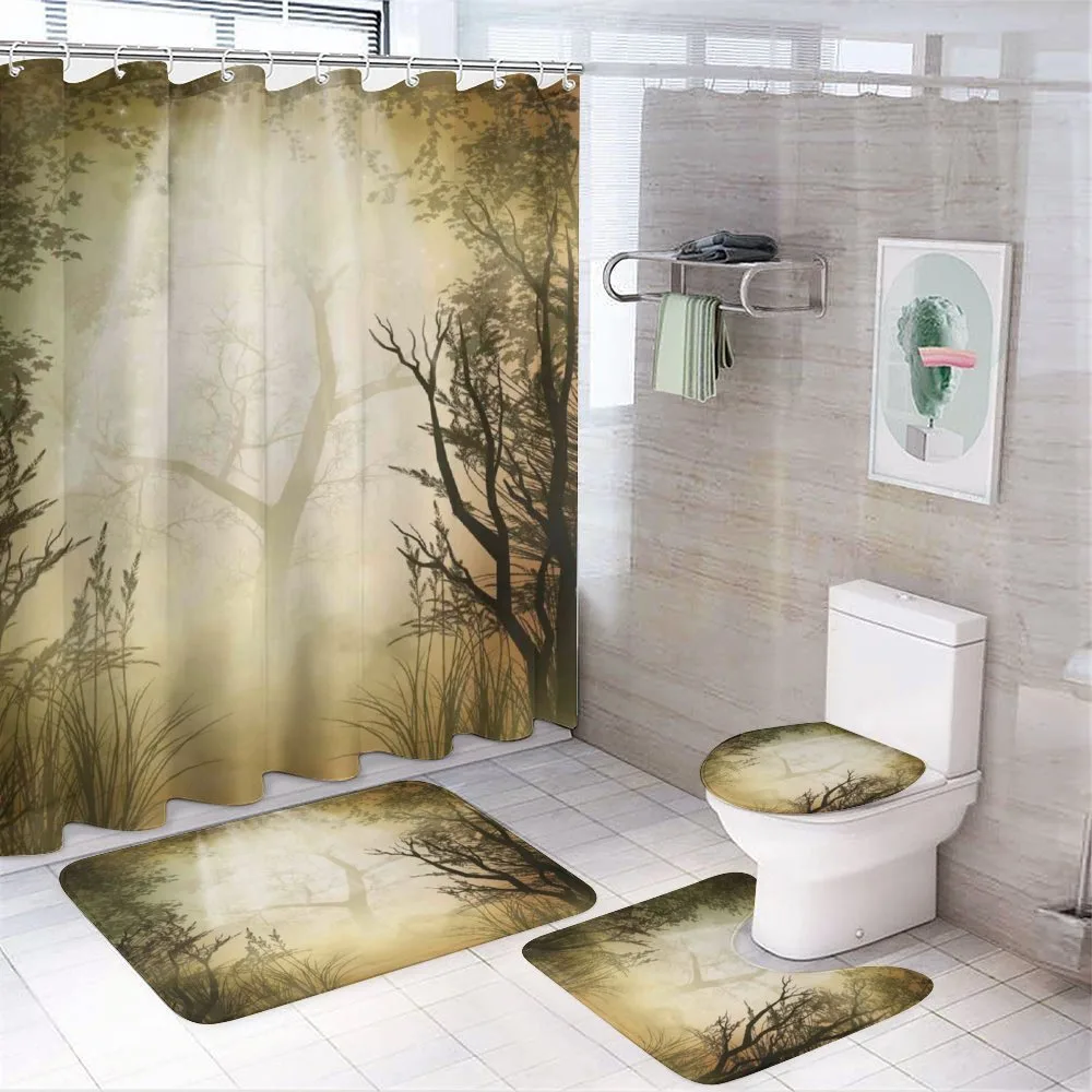 Mystical Sunbeams — 4-Piece Bathroom Set preview