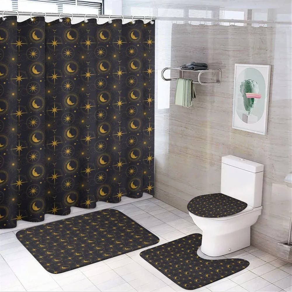 Crescent in Mystical Night — 4-Piece Bathroom Set preview