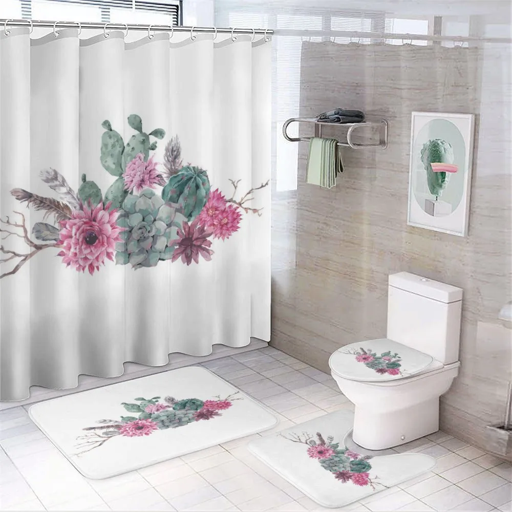 Hipster Elements — 4-Piece Bathroom Set preview