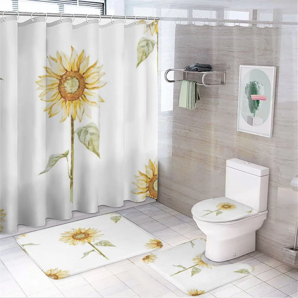 Minimalistic Artwork — 4-Piece Bathroom Set preview