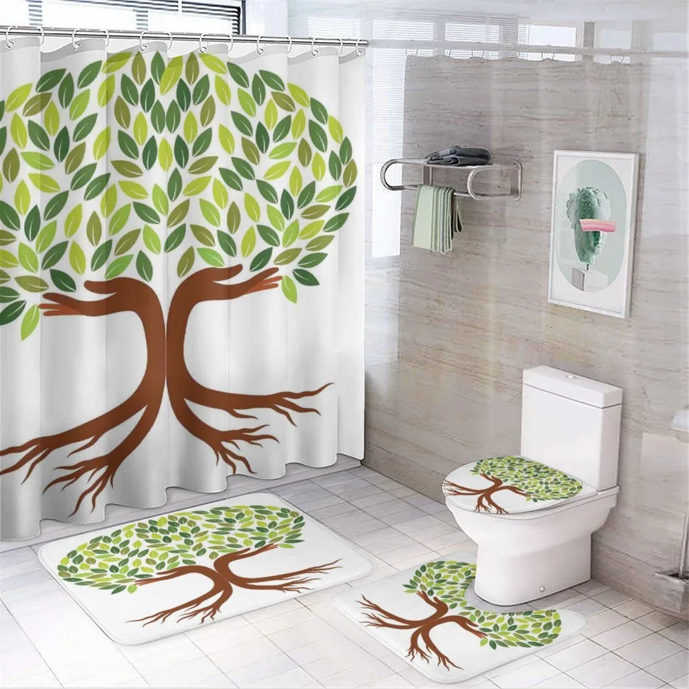 Symbolic Eco Tree — 4-Piece Bathroom Set preview