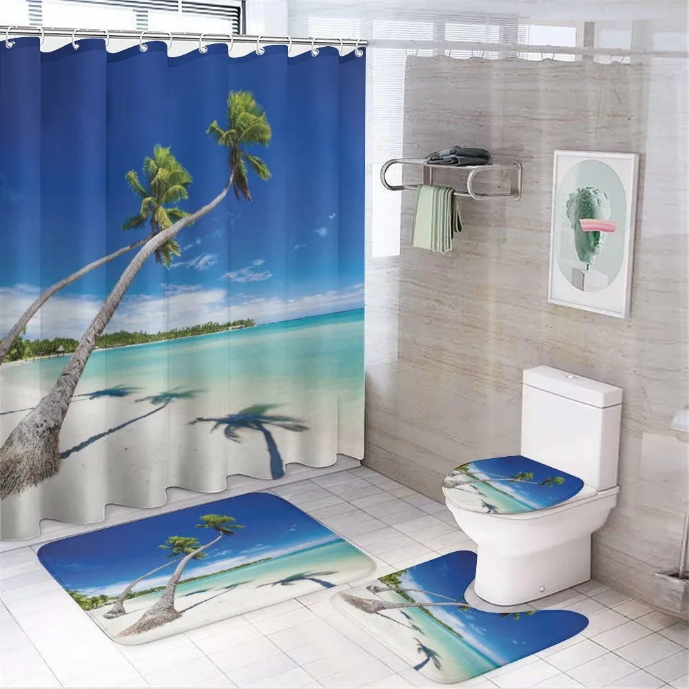 Trees Hanging Above a Lagoon — 4-Piece Bathroom Set preview
