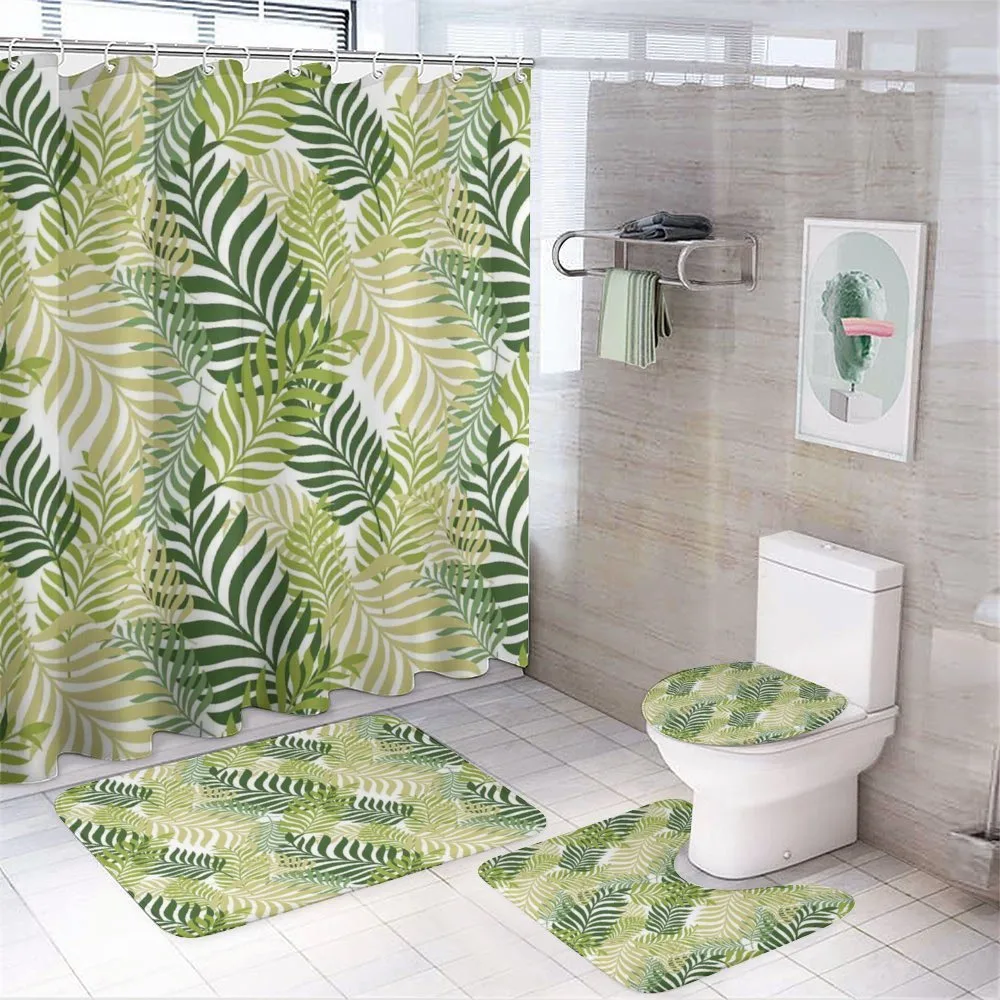 Tropic Exotic Palm Trees — 4-Piece Bathroom Set preview