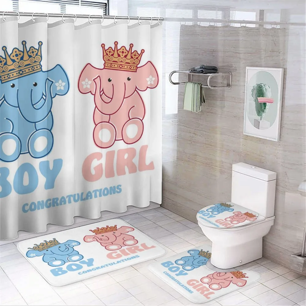 Boy and Girl Twins — 4-Piece Bathroom Set preview