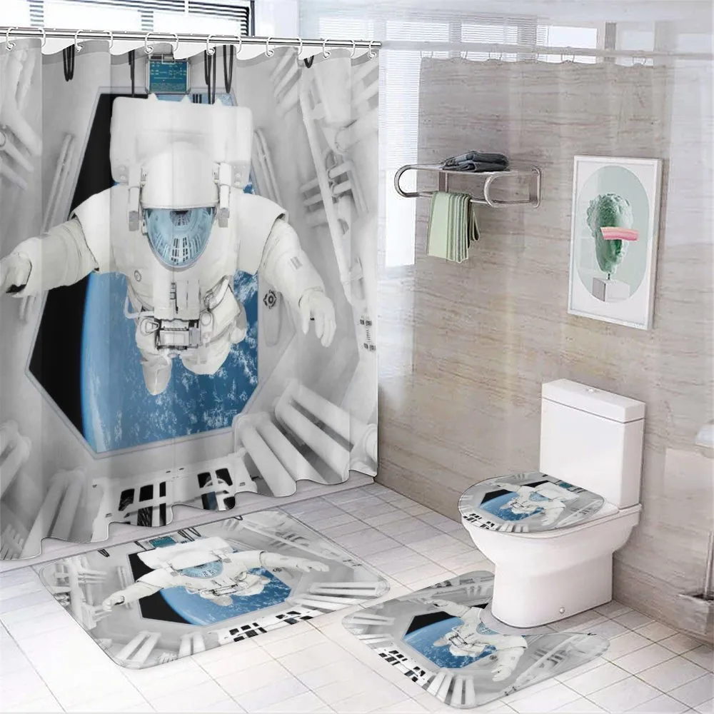 Cosmic Journey Space — 4-Piece Bathroom Set preview