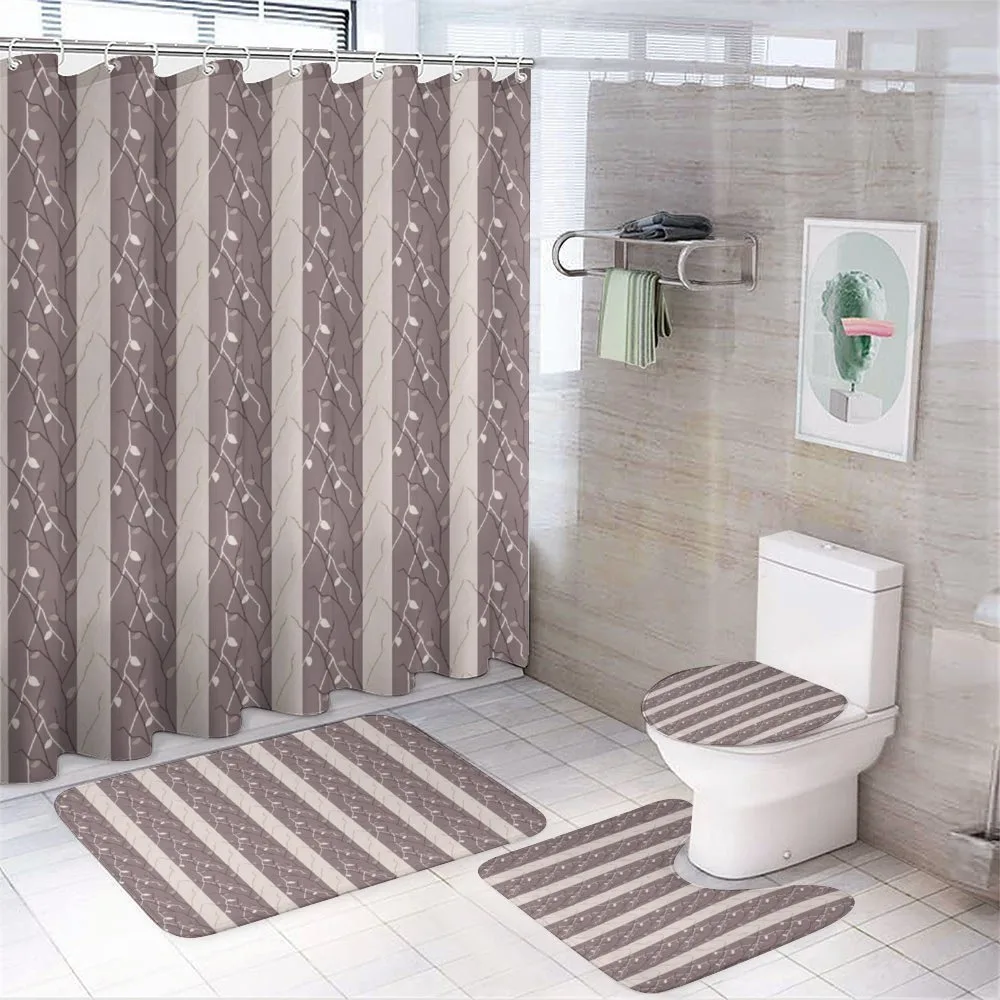 Earthen Toned Autumn — 4-Piece Bathroom Set preview