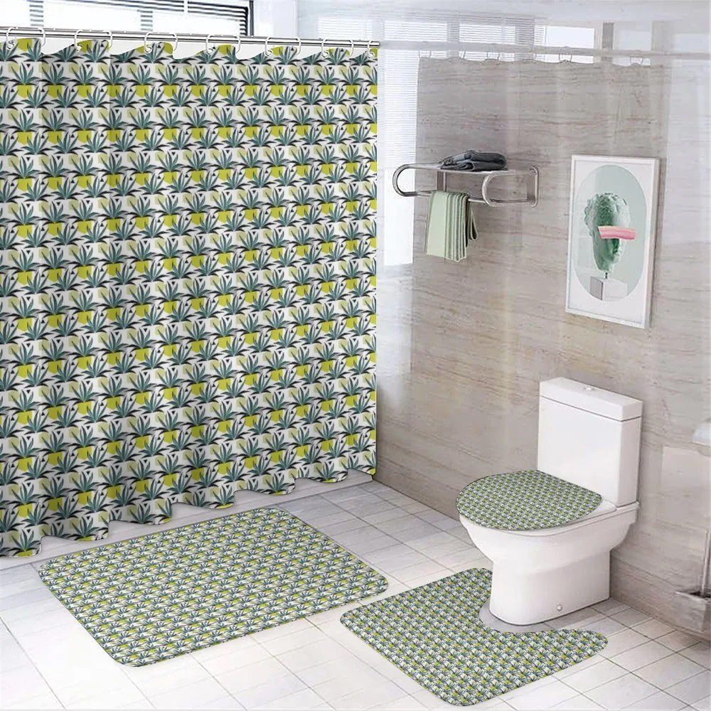 Botanical and Geometrical — 4-Piece Bathroom Set preview