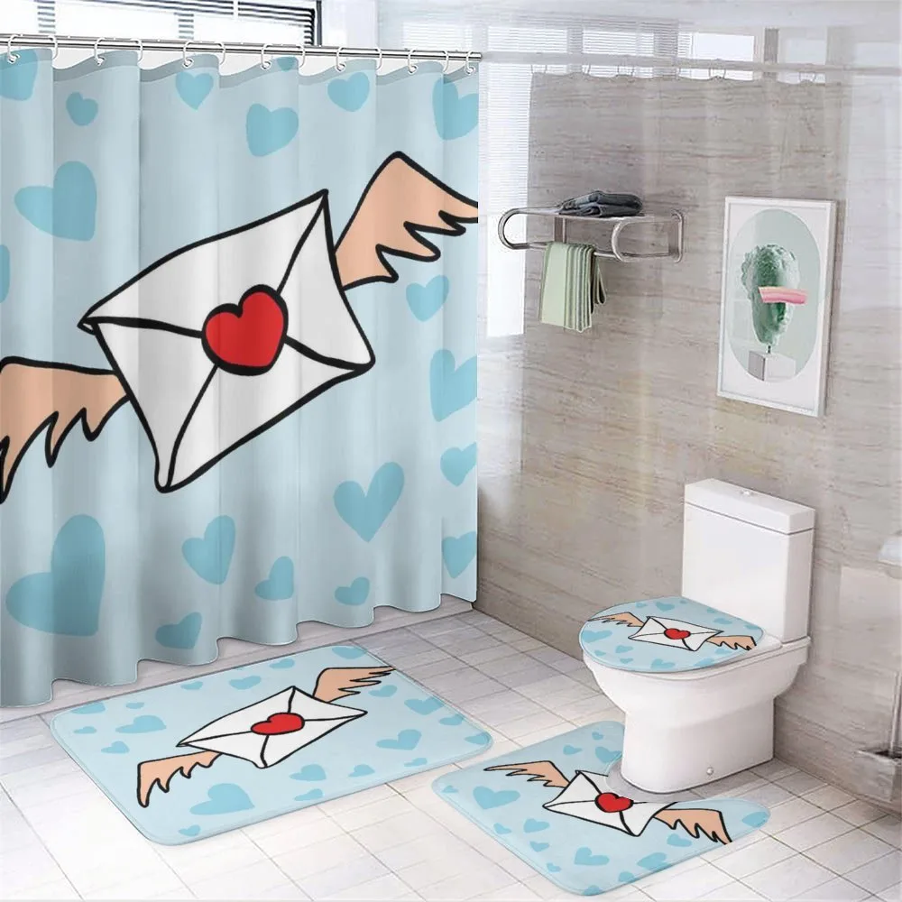 Heart Seal Love — 4-Piece Bathroom Set preview