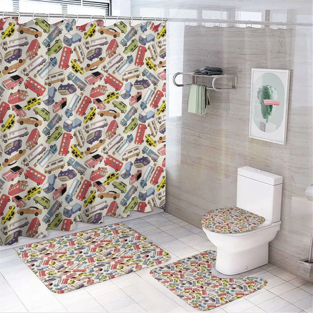 Lorry Cargo Taxi Logistics — 4-Piece Bathroom Set preview