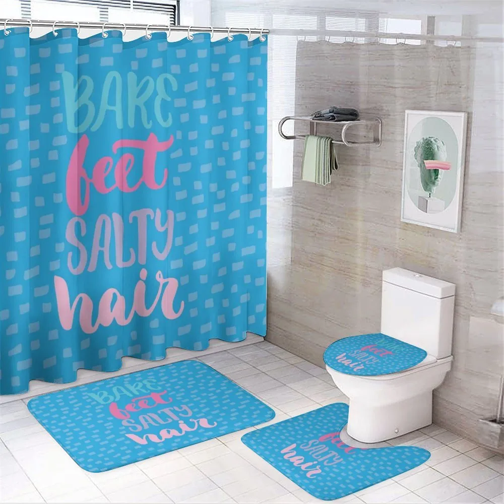 Bare Feet Salty Hair — 4-Piece Bathroom Set preview