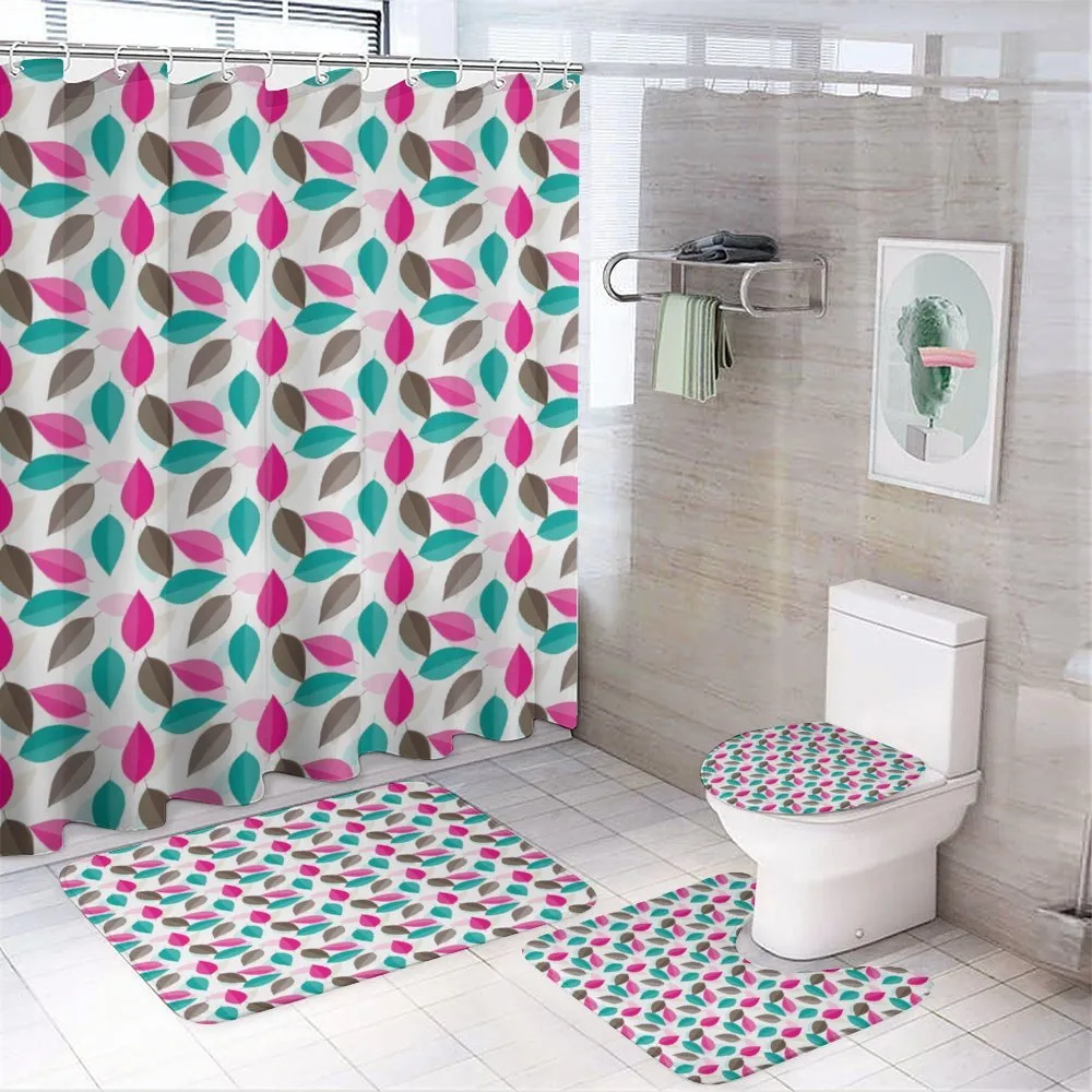 Colorful Items Fall Season — 4-Piece Bathroom Set preview