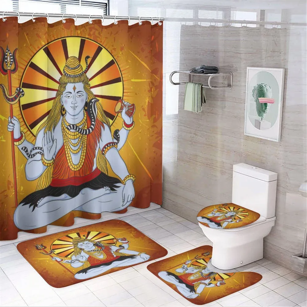 Figure Idol Grunge Style — 4-Piece Bathroom Set preview