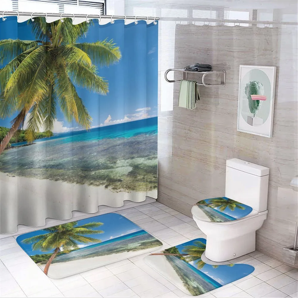 Island Paradise for Travelers 4-Piece Bathroom Set product video