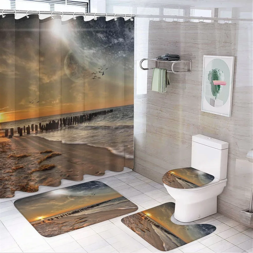 Solar Eclipse — 4-Piece Bathroom Set preview