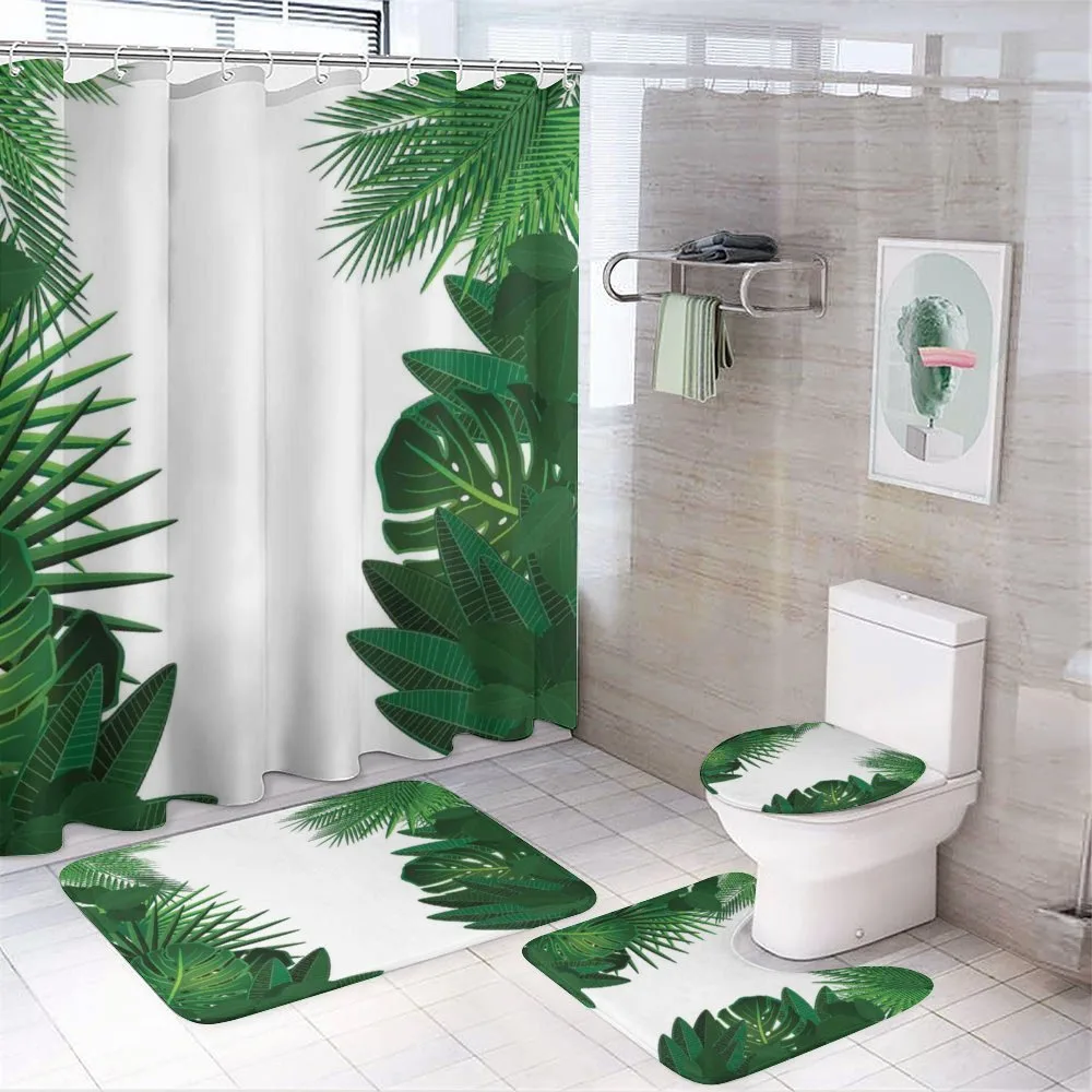 Tropical Exotic Palms — 4-Piece Bathroom Set preview