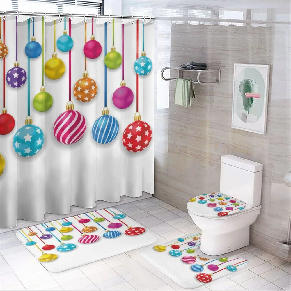 Volorful Hanged Balls — 4-Piece Bathroom Set preview