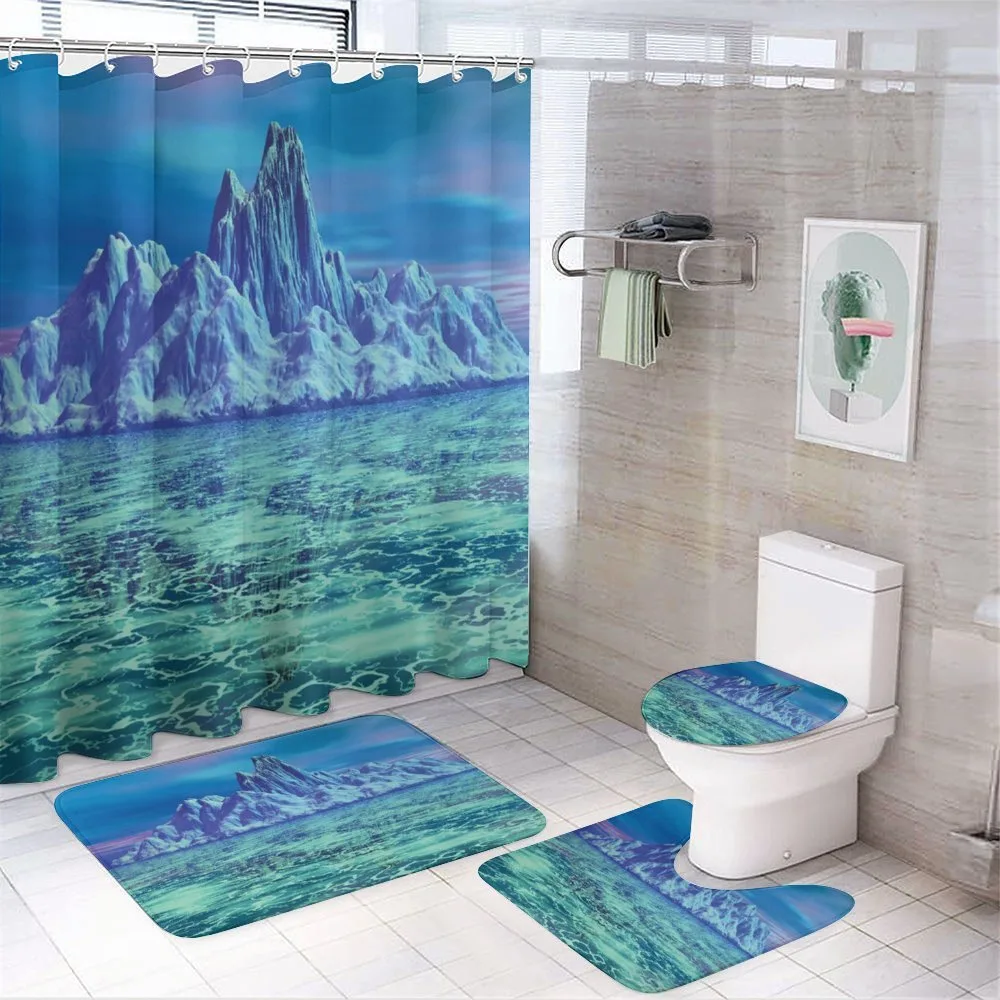Arctic Landscape Scene — 4-Piece Bathroom Set preview