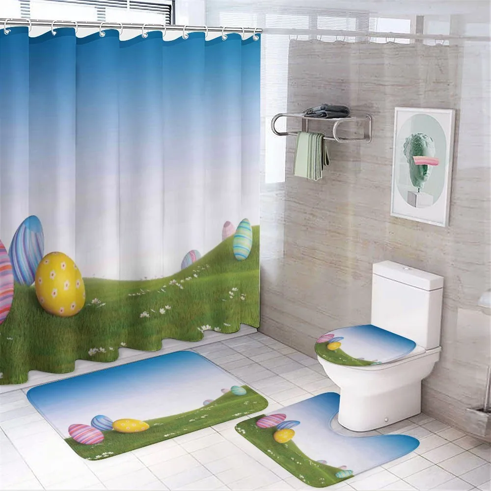 Eggs on the Hills Spring — 4-Piece Bathroom Set preview
