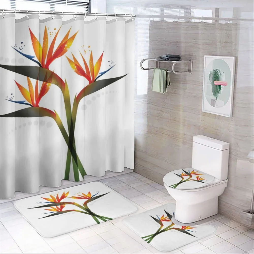 Ombre Tropical Garden — 4-Piece Bathroom Set preview