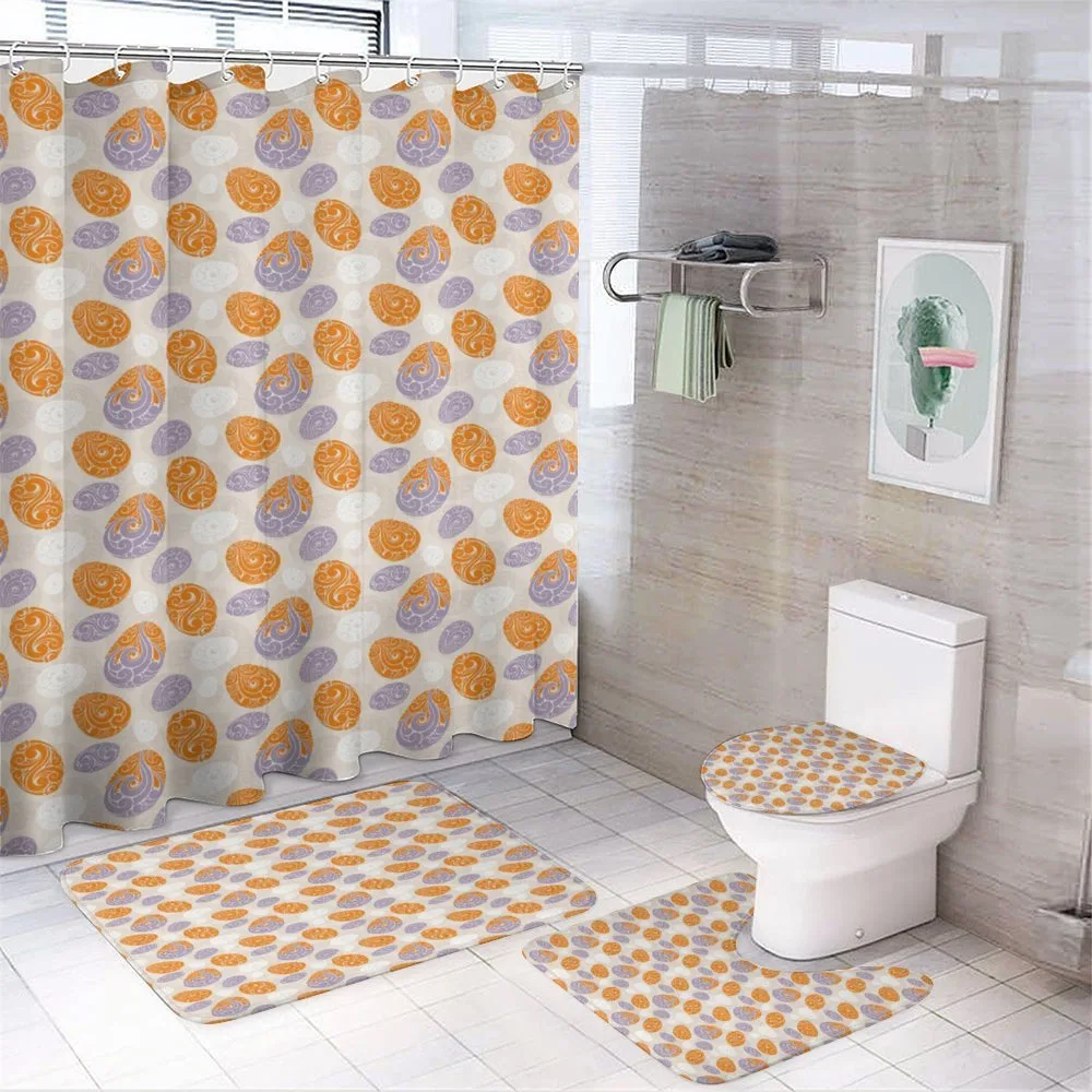 Ornate Spring Motifs — 4-Piece Bathroom Set preview