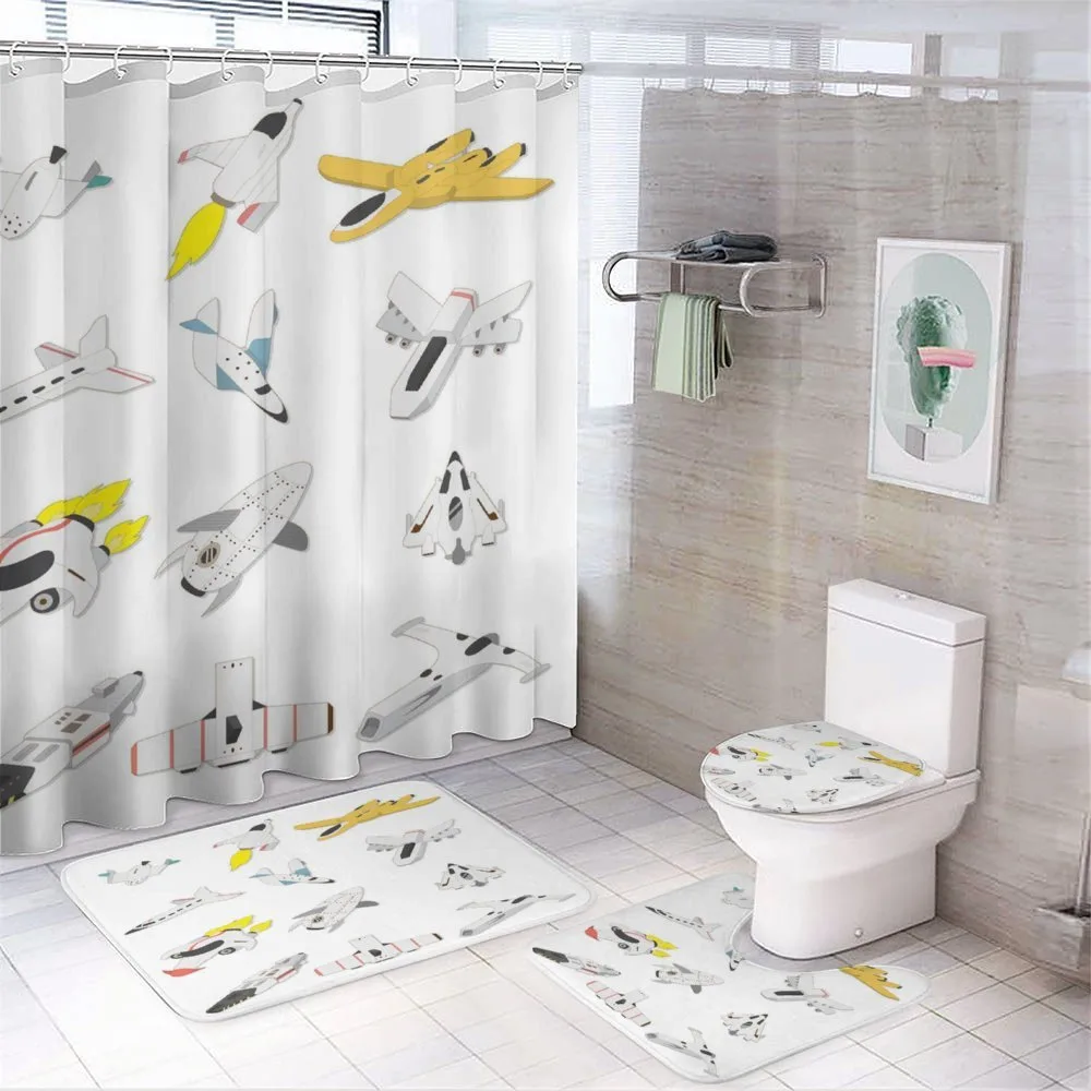 Traveling into the Space — 4-Piece Bathroom Set preview