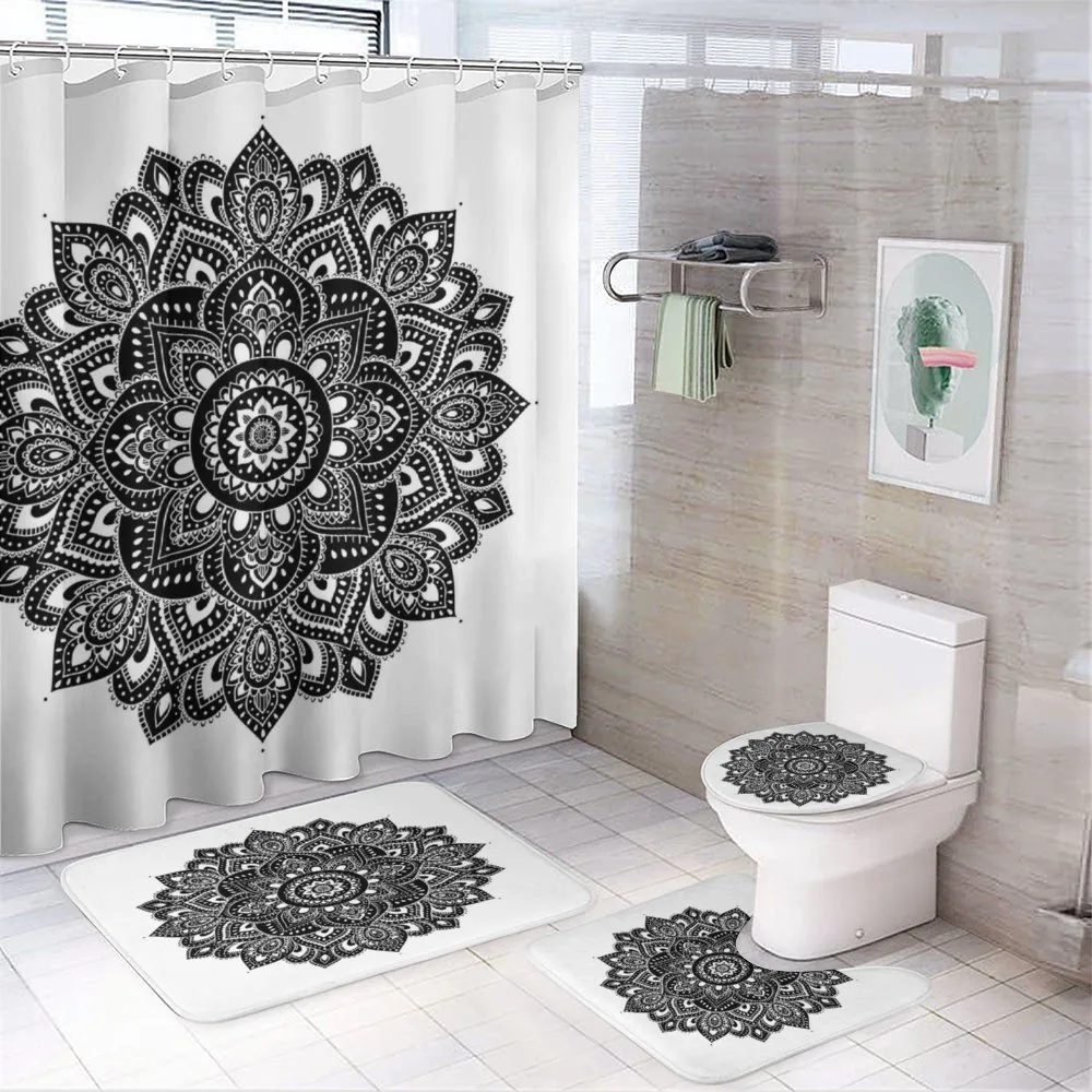 Vintage Flora Ornament — 4-Piece Bathroom Set preview