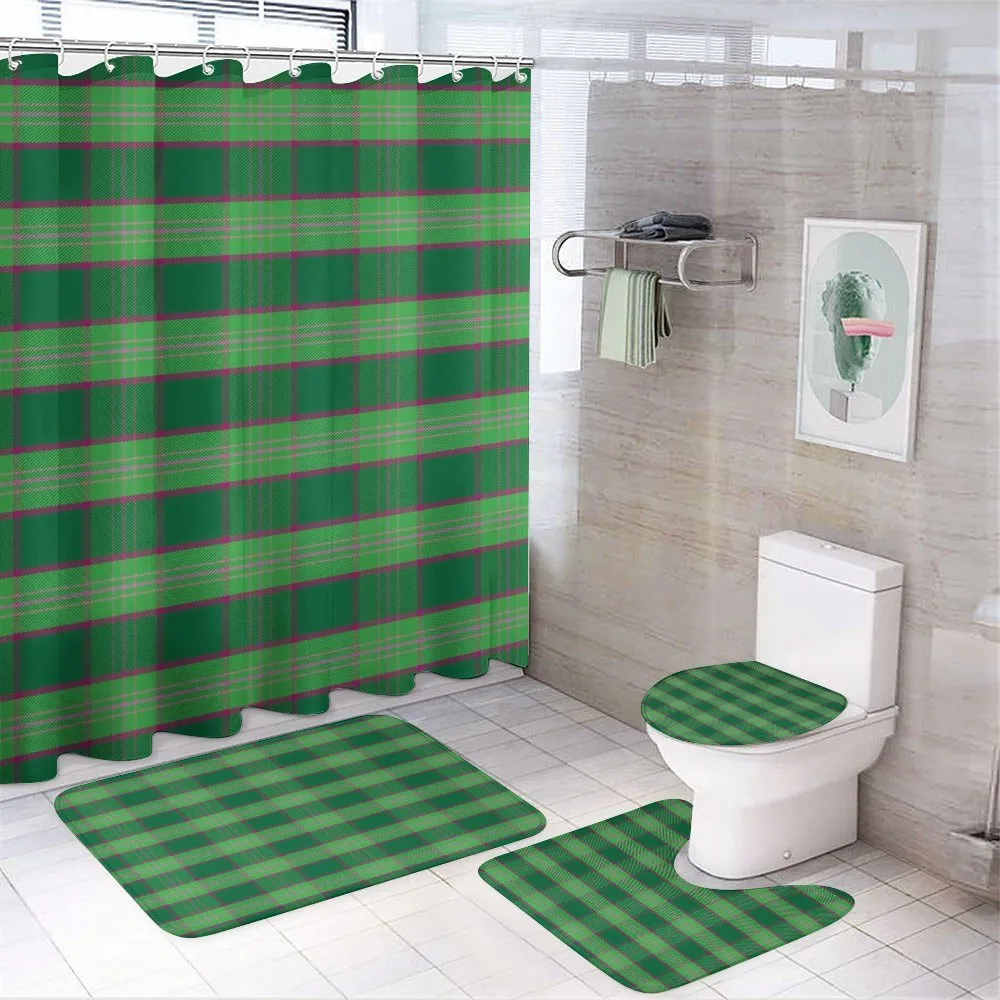 Diagonal Tartan Inspired — 4-Piece Bathroom Set preview