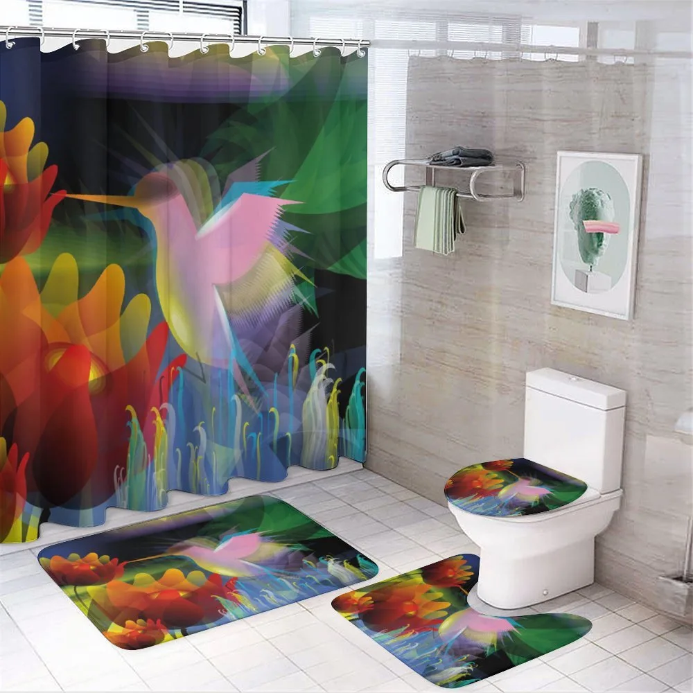 Fantasy Digital Painting — 4-Piece Bathroom Set preview