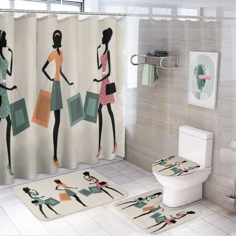 Shopping Theme — 4-Piece Bathroom Set preview